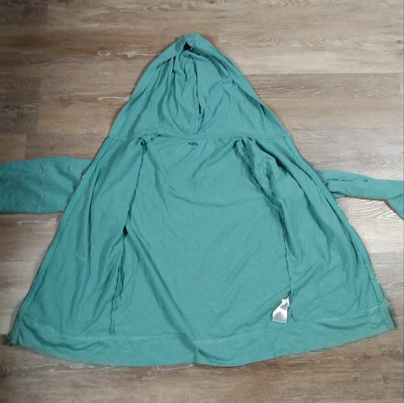 Old Navy/1994 Mint Green Zip Front Hoodie Sweater L (10-12) - Picture 5 of 16